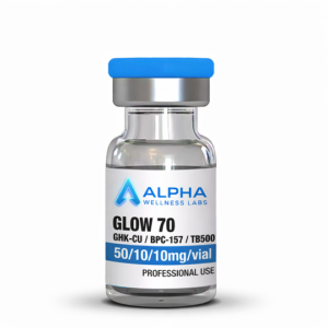 GLOW 70 - GHK-Cu (50mg) / BPC-157 (10mg) / TB500 (10mg)